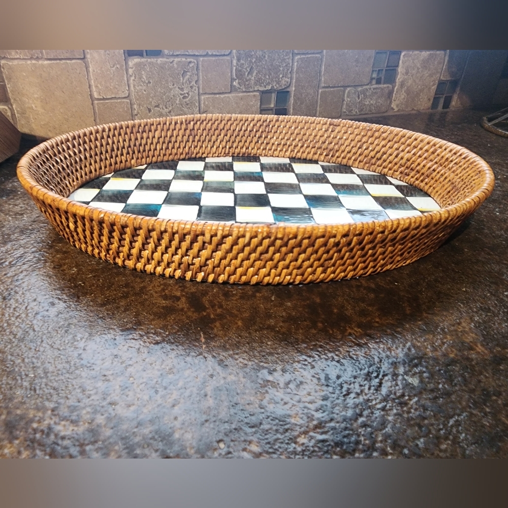 MacKenzie-Childs Courtly Check Tray